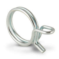 Collier de serrage à ressort en fil d'acier inoxydable doublement zingué personnalisé Caiyin