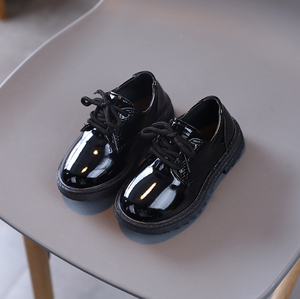 Chaussures d'uniforme scolaire en cuir PU noir pour enfants et étudiants, personnalisables en gros (OEM) - Product Image 5