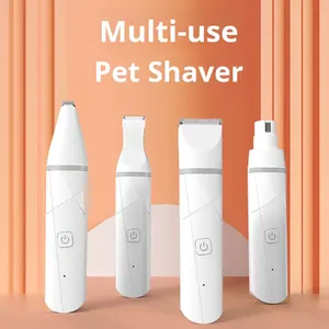 Cortadora de pelo eléctrica recargable exclusiva de <span class=keywords><strong>Amazon</strong></span>, cortadora de plástico multifuncional para mascotas para <span class=keywords><strong>perros</strong></span> y gatos, caja de embalaje - Product Image 1