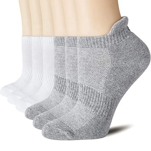 XIANGHUI peut logo personnalisé conception Sport cheville athlétique <span class=keywords><strong>course</strong></span> coupe basse talon protéger hommes et femmes chaussettes de Sport - Product Image 1