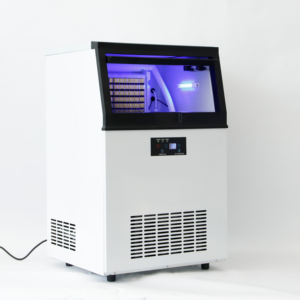 Meilleure vente 80kg de machine à glace électrique refroidie par air en acier inoxydable à sortie quotidienne - Product Image 2