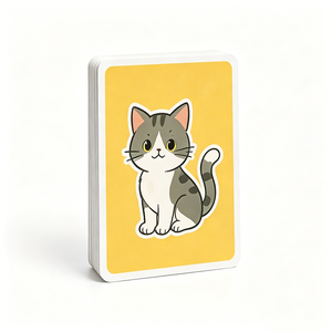 Durable Reusable Custom Board Game Educational <b>Gloss</b> Lamination <b>Paper</b> Printed Flash Card Children's Learning Cognitive Card Game - Product Image 3