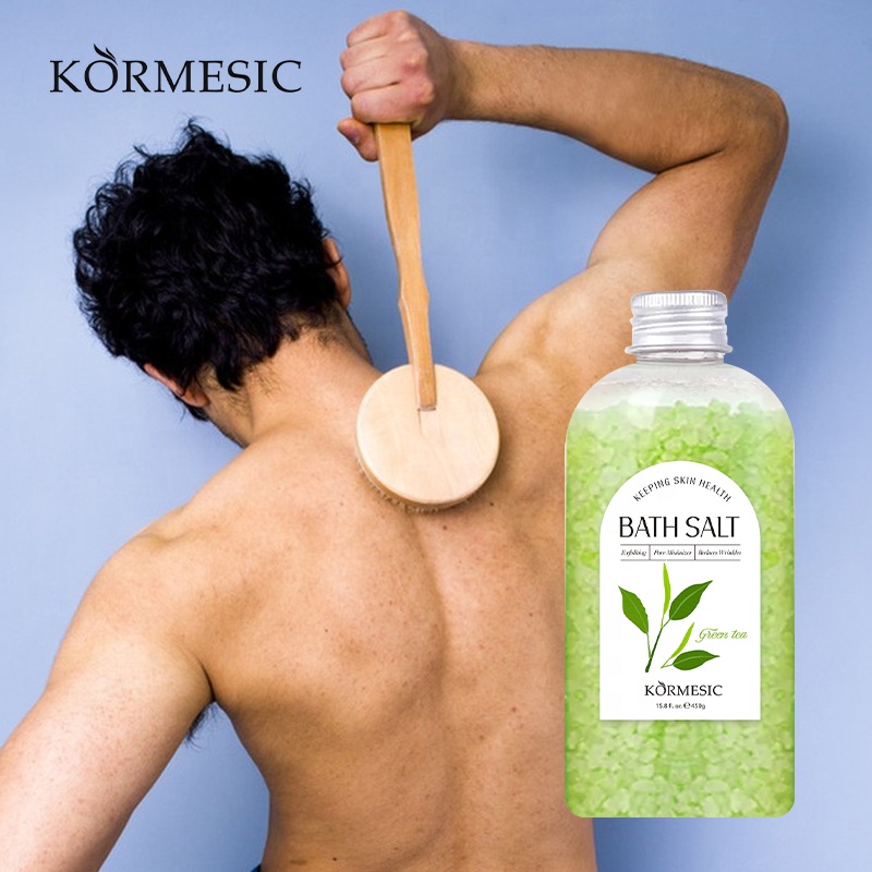 Оптовая продажа фирменной торговой марки OBO KORMESIC, индивидуальная спа-ванна, замачивание, натуральная OEM Расслабляющая восстанавливающая Детокс-кристалл, Эпсом, отбеливающая соль для ванны
