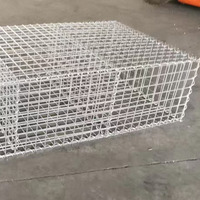 Maille de gabion en acier galvanisé épaissi, revêtue de PVC, pour revêtement de rivière, maille de fil métallique pour aménagement paysager, fil de gabion
