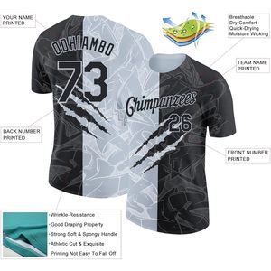 Camisetas de béisbol y softbol personalizables, uniformes deportivos personalizados para hombres, mujeres y jóvenes, incluye nombre y número, impresión del logotipo - Product Image 3
