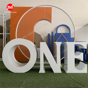 Decorazione della tavola della festa di compleanno del bambino per <span class=keywords><strong>1</strong></span> <span class=keywords><strong>anno</strong></span>, fornitori della decorazione della festa della tavola della doccia del bambino lettera un segno del tavolo - Product Image 1