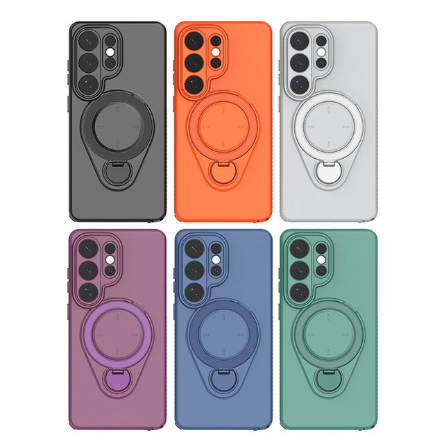 Luxury TPU With Ring Protection Mobile Phone Case for Samsung A35 57 23 24 25 26 Ultra 5G Magnetic Wireless Charge Covers