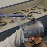 Válvulas de Bola Hembra de Acero Inoxidable de 2 Piezas Carp Journey DN25 Modelo OEM Q11F-64P para Tuberías Industriales de Agua, Aceite y Gas