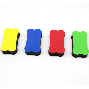 Effaceur magnétique EVA pour <span class=keywords><strong>tableau</strong></span> <span class=keywords><strong>noir</strong></span> et blanc, motif os mignon, attache la <span class=keywords><strong>craie</strong></span>, idéal pour l'école - Product Image 1