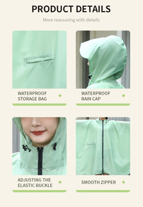 100% impermeable ligero capa impermeable de alta calidad hombres mujeres multifuncional viaje impermeable para <span class=keywords><strong>montaña</strong></span> senderismo moderno - Product Image 3