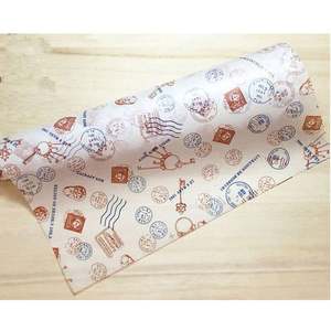 Fast Food Packaging <b>Free</b> Design Burger Wax Paper Food Grade 40gsm Custom Printing Wrap Paper for Food Packaging for Meat - Product Image 4