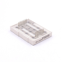 Matrice de points LED 2'' 5x7 Houkem-20057-BSR, anode en rangée, cathode en colonne, LED 5mm, matrice de points LED 5x7 super rouge