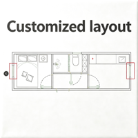 Cabina Prefabbricata Insonorizzata con Telaio in Acciaio per Ufficio da Giardino Moderno, Studio e Lavoro Remoto, Stile Apple Cabin
