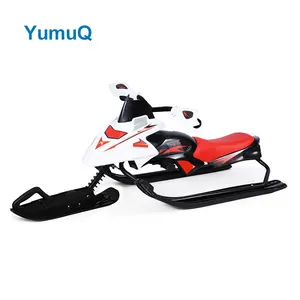 YumuQ Kids Cartoon Outdoor Cheap Pvc Wooden Plastic Snow Sled Sledge Sledding Tubes For Kids