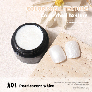 10ml <span class=keywords><strong>Blanc</strong></span> <span class=keywords><strong>Nacré</strong></span> Doré <span class=keywords><strong>Nacré</strong></span> Bleu 3 Couleurs Nail Art Aurora Dessin Uv Gel Perle Conque Shell Fil Nail Uv Peinture Gel - Product Image 2