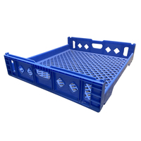 Caisse de transport empilable en plastique HDPE de qualité alimentaire, petite caisse de rangement empilable en plastique pour le pain