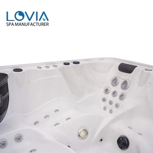 Baignoire à remous de luxe Jacuzzier <span class=keywords><strong>Balboa</strong></span> 5 personnes Hydro air Massage Baignoire Acrylique Bain à remous Spa - Product Image 4