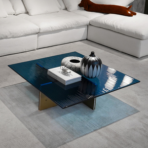 <span class=keywords><strong>Table</strong></span> basse <span class=keywords><strong>en</strong></span> <span class=keywords><strong>verre</strong></span> trempé italien, style luxe léger, design créatif <span class=keywords><strong>et</strong></span> original, <span class=keywords><strong>table</strong></span> basse carrée pour salon - Product Image 1