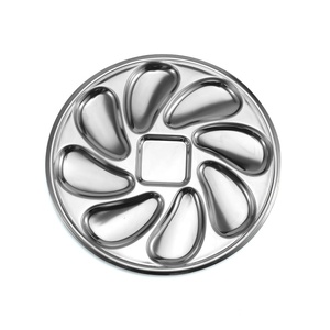 <span class=keywords><strong>Plateau</strong></span> de service pour buffet de fruits de mer en acier inoxydable <span class=keywords><strong>à</strong></span> 8 fentes Accessoires de cuisine Plat <span class=keywords><strong>à</strong></span> <span class=keywords><strong>huîtres</strong></span> - Product Image 3