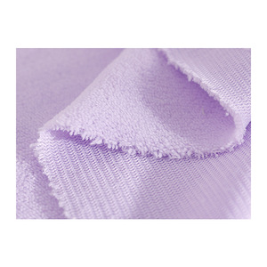Tissu en polaire corail polyester uni 210g, tricoté, pour pyjamas, peignoirs, couvertures et jouets - Product Image 4