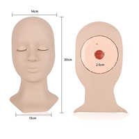VEYES Tête de mannequin pour la pratique des cils avec 3 couches Extensions de cils Vente en gros Têtes de mannequin