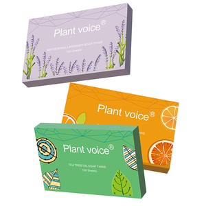 Wholesale Dissolving Disposable Pocket <strong>Soap</strong> <strong>Papers</strong> Portable Papier Savon Einweg Seife Scented Soluble Hand Wash <strong>Paper</strong> <strong>Soap</strong> - Product Image 4