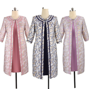 Vestidos de Iglesia Elegantes para Mujer, Estilo Africano, Traje de Chaqueta Larga para Madre de la Novia - Product Image 1