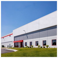 Estructura de Acero Ligero Prefabricada a Precio de Fábrica, Construcción, Soldadura, Doblado, Corte, Metálico, ASTM A36, Modelo GM STEEL