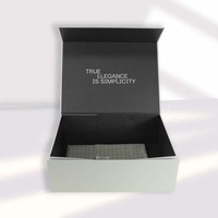 Boîte-cadeau personnalisée en carton rigide à fermeture magnétique Boîtes-cadeau magnétiques de luxe populaires avec sac en papier et ensemble de papier de soie
