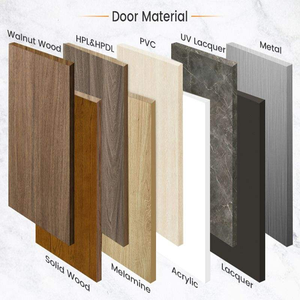 Commode intégrée minimaliste avec portes <span class=keywords><strong>en</strong></span> bois massif - Meuble moderne pour chambre et salon, construction <span class=keywords><strong>en</strong></span> bois massif - Product Image 6