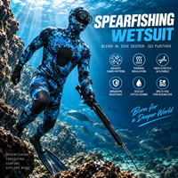 Combinaison de plongée en néoprène pour la pêche sous-marine, combinaison de plongée camouflage aquatique pour la chasse sous-marine