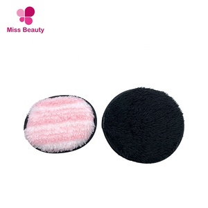 Miss Beauté Nouveautés Microfibre Étiquette Privée maquillage Rose Supprimer Tampons avec Double Face - Product Image 5