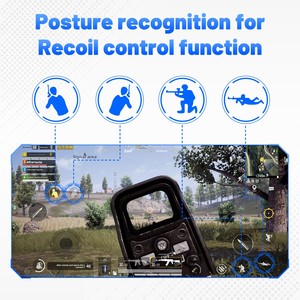 Manette de jeu M1 Pro+ Adaptateur clavier souris pour jeux mobiles Contrôle de recul automatique PUBG Convertisseur de téléphone portable BT Type C - Product Image 4