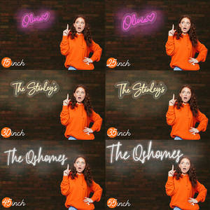 맞춤형 LED 네온사인 로고, 야외 광고 바 파티 장식용 벽걸이 네온 라이트 - Product Image 5