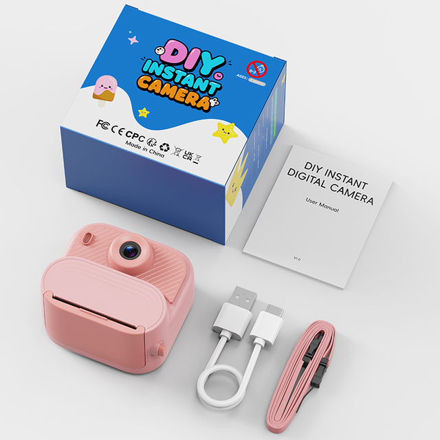 IF10 Educational Toy Kids DIY Instant Print Digital Camera Popular Children Mini Camera
