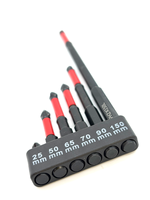 Jeu d'embouts de tournevis Phillips en acier S2, embouts magnétiques à tête cruciforme pour perceuse électrique, accessoires pour visseuse à chocs hexagonale 1/4