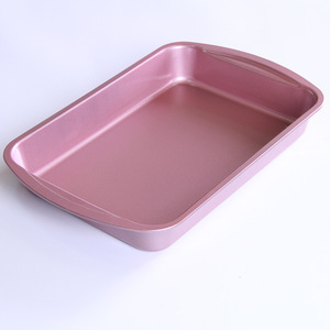 Molde rectangular para pasteles color oro champán, antiadherente, para hornear en casa, herramientas para repostería casera. - Product Image 4