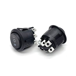 Interruptor basculante Spot Quick-Launch KCD1 6-Pin 2-Gear Rojo Iluminado con varios tipos - Product Image 2