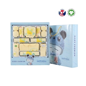 Nouveauté Coton Ensemble <span class=keywords><strong>de</strong></span> Vêtements Bébé pour Nouveau-né Printemps Automne Hiver, Coffret Cadeau pour Cérémonie du Premier Mois - Product Image 6