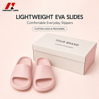 Sandalias de EVA al por Mayor con Logotipo Personalizado Impreso con UV, Pantuflas Ligeras de una Pieza para Hombre y Mujer, para Playa, Piscina y Ducha