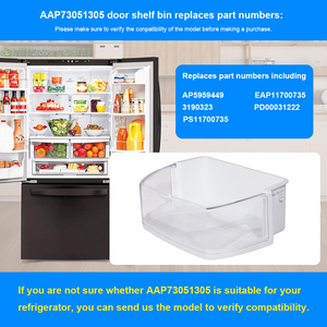 AAP73051305, AP5959449 Contenitore per Ripiano Porta Compatibile con Frigoriferi LG, Kenmore (Alcuni Modelli, non tutti) - Product Image 4