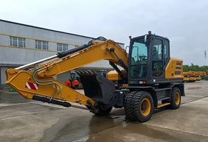 Excavatrice mobile sur roues polyvalente à haut rendement 14 tonnes 0,6 m³ XE155WGA, puissance 108 kW, équipement de construction - Product Image 3