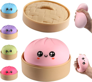 ฮูโย 0728 2026 ของเล่นบลายด์บ็อกซ์ขนาดเล็ก ไส้แป้งร้อน รูปทรงเกี๊ยว นุ่มหนึบ เนื้อสัมผัสหนา นุ่มนวล  สำหรับเด็กชายและเด็กหญิง - Product Image 3