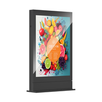 Écran numérique de signalisation numérique de grande taille pour extérieur, 96 et 108 pouces, panneau LCD LED, kiosque avec affichage animé, directement de Chine