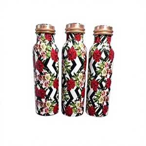 Finest Quality Eco-Friendly Copper Bottles Gift Sets Customizable Design Durable Anti-corrosion Coating Dishwasher Safe Outdoor - Product Image 3