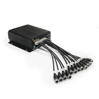 APC 8CH autobús móvil GPS 4G Wifi 12 canales CMSV6 sistema de visión nocturna AHD 720p 1080p grabadora ADAS grabación de vídeo grabadora de coche