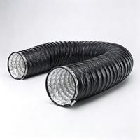 Tuyau d'évacuation flexible en PVC, acier et feuille d'aluminium TUOSHENG pour salles de bain industrielles, solutions de conception graphique pour systèmes CVC