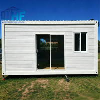 Maison conteneur préfabriquée ignifuge en panneaux sandwich 20-40 pieds, durable pour les secours en cas de catastrophe, prix export OEM ODM