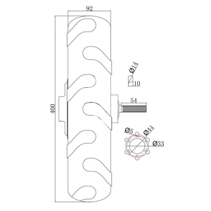 Motor de engranaje de <span class=keywords><strong>carretilla</strong></span> eléctrica de 24V, 36V, 48V, 500W, par máximo 80N, Kit de patinete eléctrico, Motor sin escobillas de <span class=keywords><strong>rueda</strong></span> de 16 pulgadas - Product Image 3