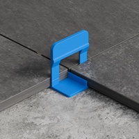 DINGYI Clips de système de nivellement de carreaux robustes 1.5mm 1/16 "Joints croisés pour entretoise de carreaux de pierre en céramique de 5-15mm, 100 pièces